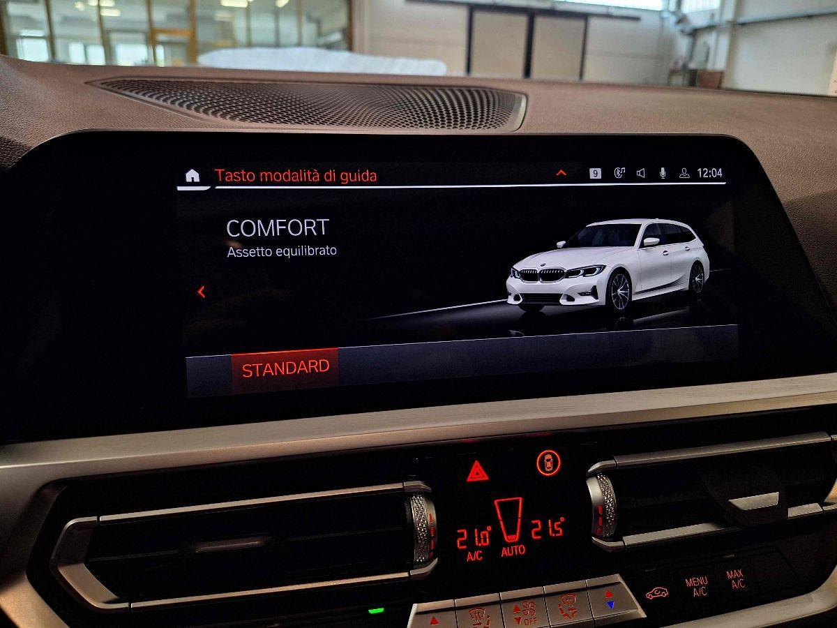 BMW 320 D TOURING HYBRID SPORT - INDIVIDUAL - X-DRIVE - BIANCO PERLA - TETTO - SEDILI SPORT - BLACK PACK - COCKPIT PRO - FULL LED - GARANZIA