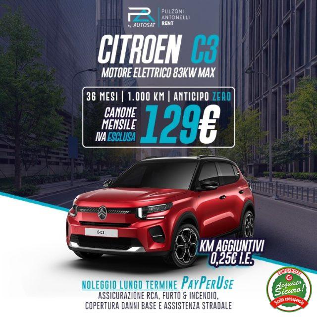 CITROEN E-C3 motore elettrico 113 CV Max