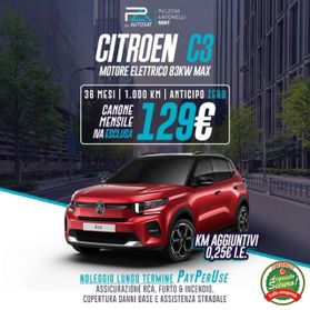 CITROEN E-C3 motore elettrico 113 CV Max