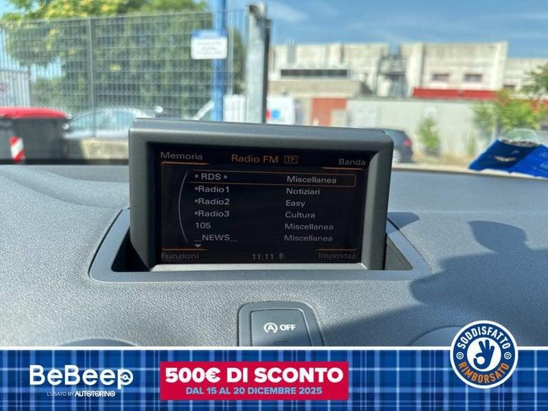 Audi A1 SPORTBACK 1.2 TFSI ATTRACTION