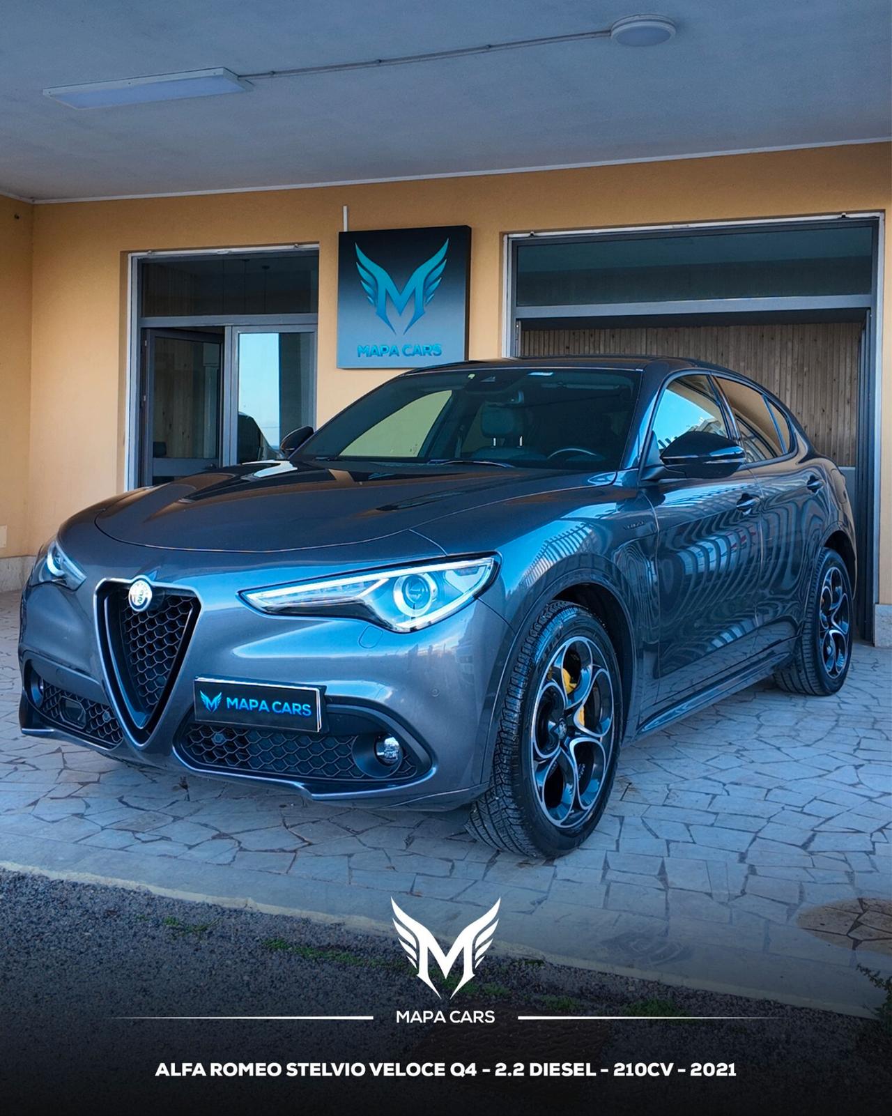 Alfa Romeo Stelvio 2.2 Turbodiesel 210 CV AT8 Q4 Veloce