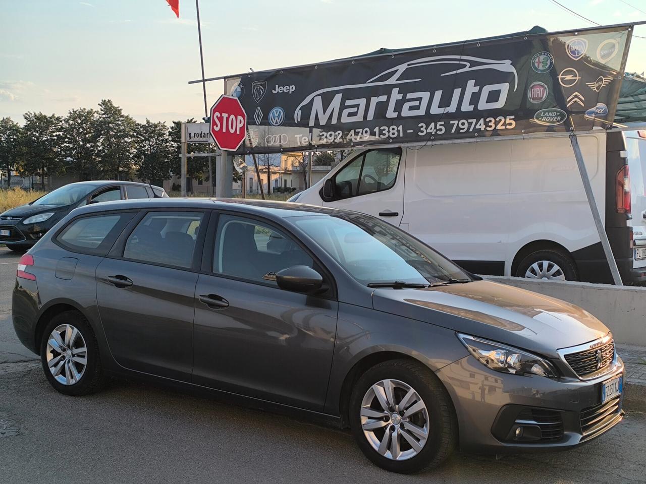 PEUGEOT 308 SW 1.5 HDI 130cv ALLURE 11/2019 1PROPIETARIO NAV/LED/SENS.ANT/POST