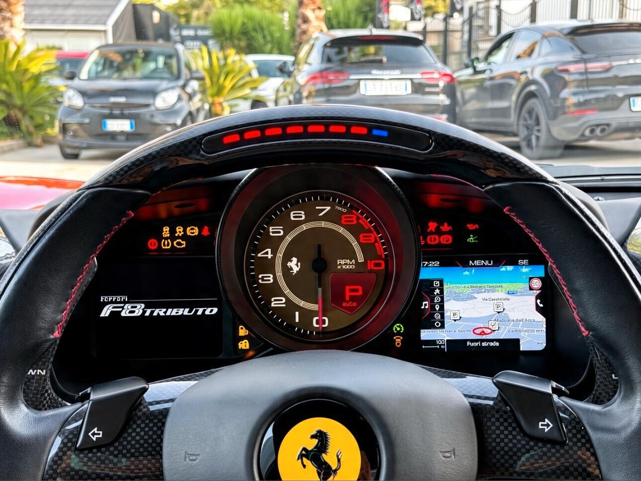 Ferrari F8 Tributo 3.9 V8 720CV LIFT SEDILI RACING CARBONIO