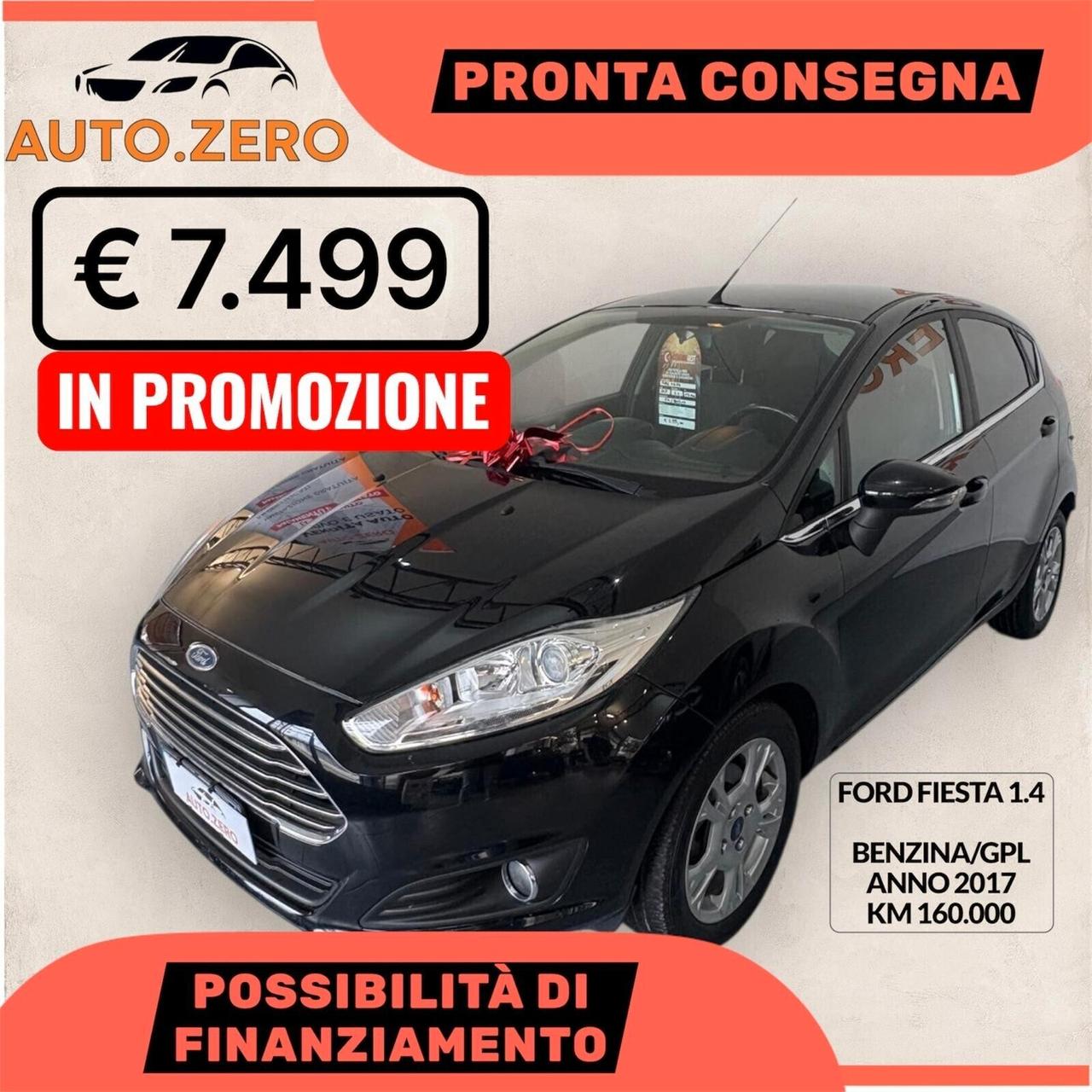 Ford Fiesta 1.4 5 porte Bz.- GPL Black & White Edition
