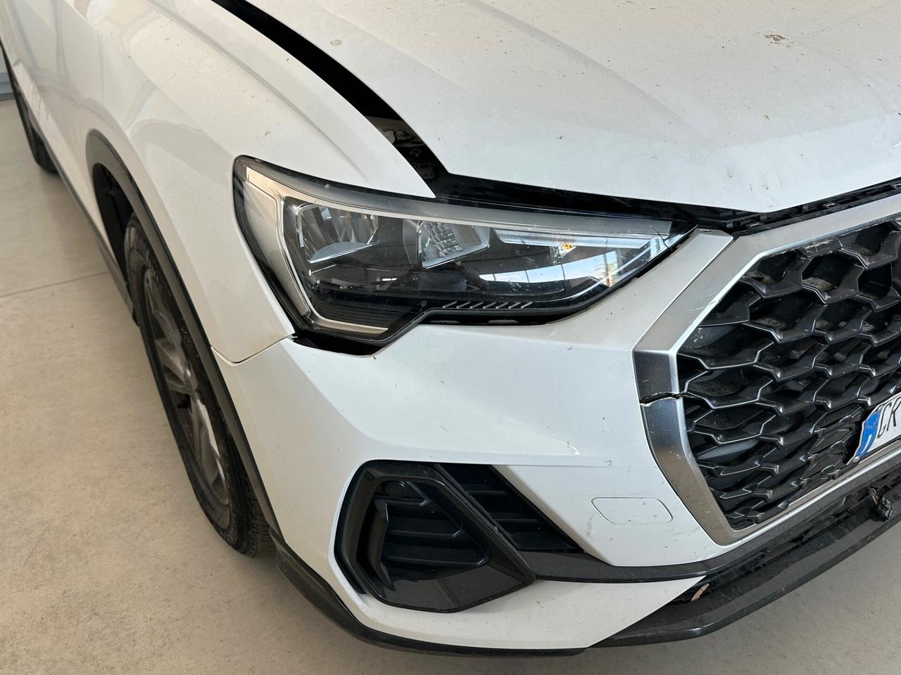 Audi Q3 spb 35 2.0 tdi danni al radiatore e alla traversa