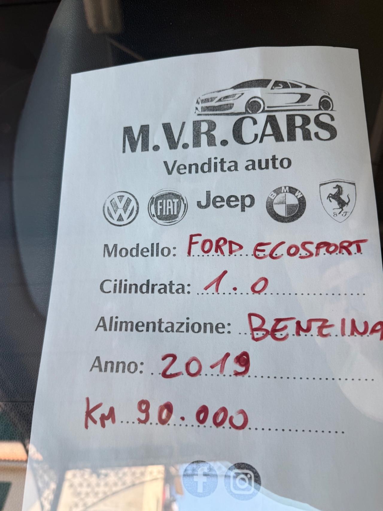 Ford EcoSport 1.0 EcoBoost 125 CV Start&Stop Titanium