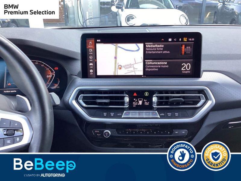 BMW X3 XDRIVE20D MHEV 48V MSPORT AUTO