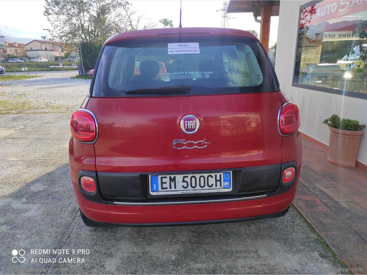 FIAT 500L 1.3 MJT 85 CV Panoramic Edition BG 3 ANNI GARANZIA -- 15GG SODDISFATTI O RIMBORSATI