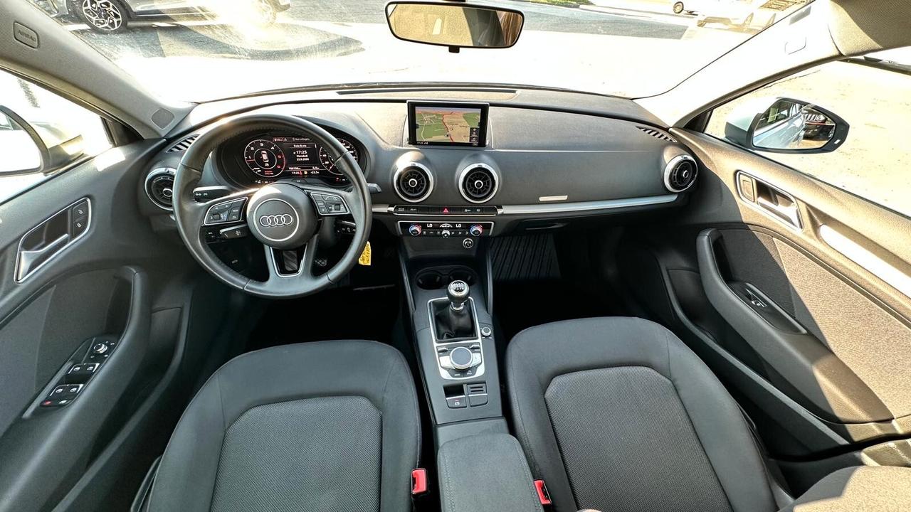 Audi A3 SPB 30 TDI S line Sport UNICO PROPRIETARIO KM CERTIFICATI