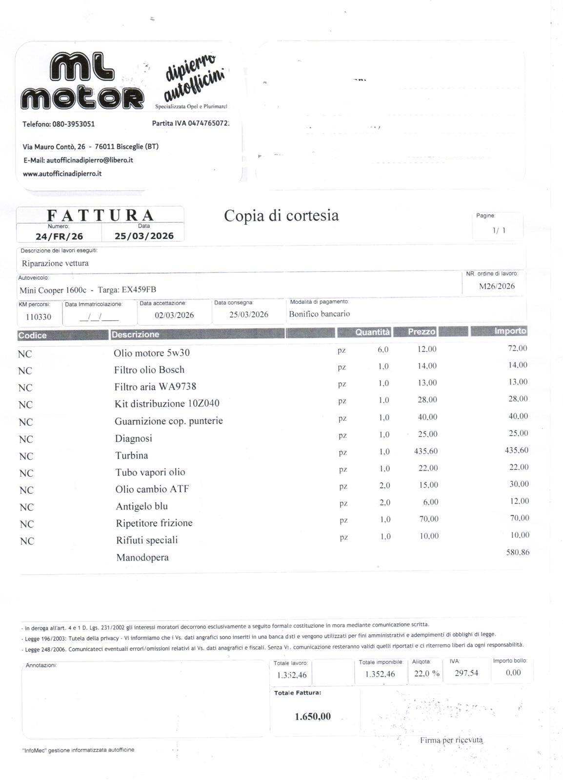 Mini Cooper Countryman 1.6 D Business