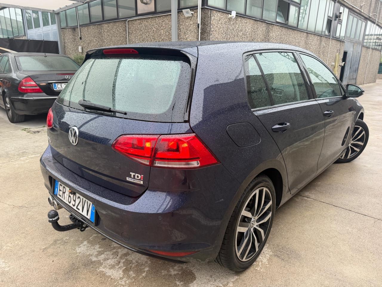 VW GOLF 7 R-LINE 1.6TDI GANCIO TRAINO 1500kg