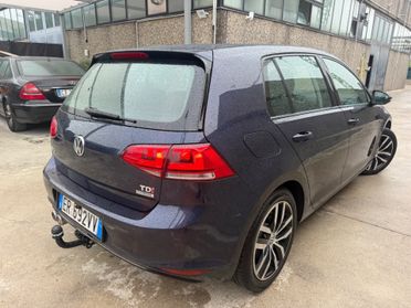 VW GOLF 7 2013 R-LINE 1.6TDI GANCIO TRAINO