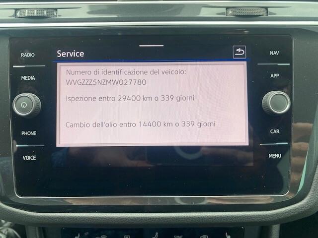 VOLKSWAGEN TIGUAN 2.0 TDI 150 CV SCR DSG 4MOTION ELEGANCE