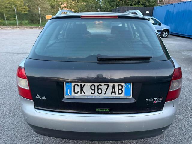 AUDI A4 1.9 TDI/130 CV cat Avant senza lavoro da fare