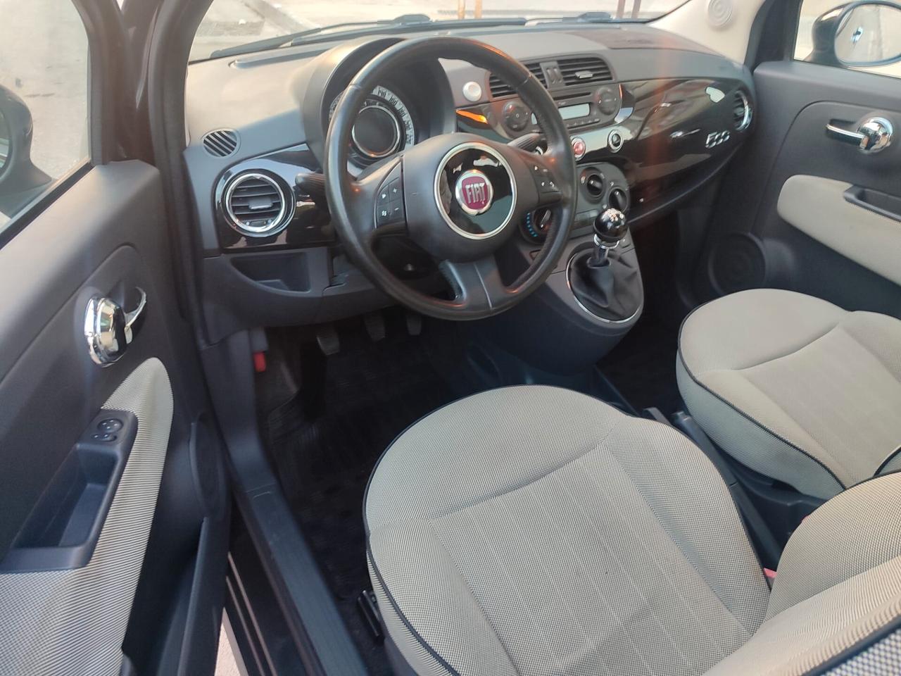 Fiat 500 1.2 Benz. Lounge TETTO PANORAMICO.