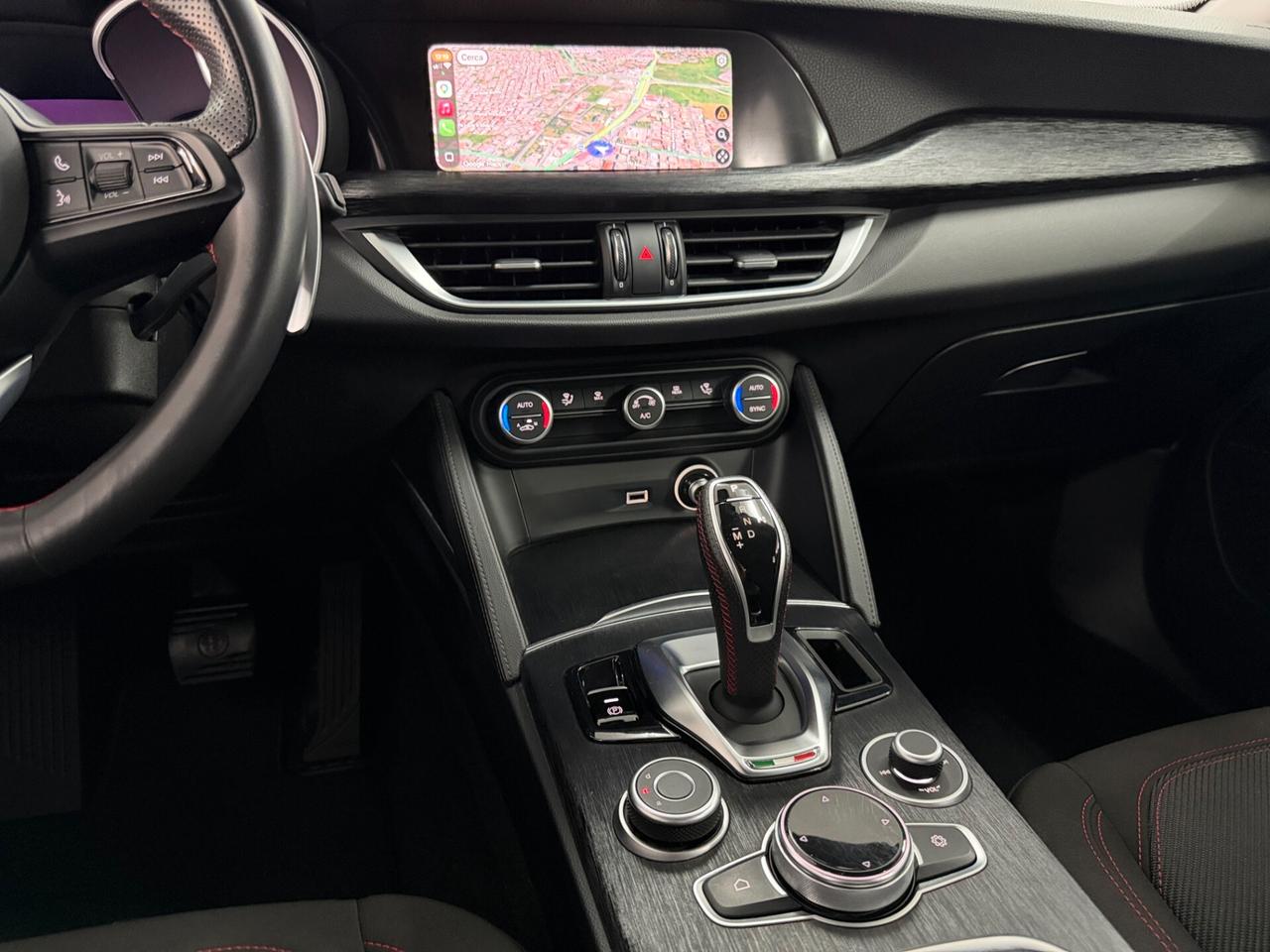 Alfa Romeo Stelvio 2.2 TD 160 CV ROSSO EDIZIONE CERCHI 19" PADDLE PINZE ROSSE RETROCAMERA DISTRIBUZIONE ESEGUITA FRENI