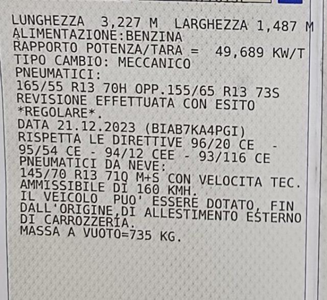 FIAT Cinquecento 1.1i cat