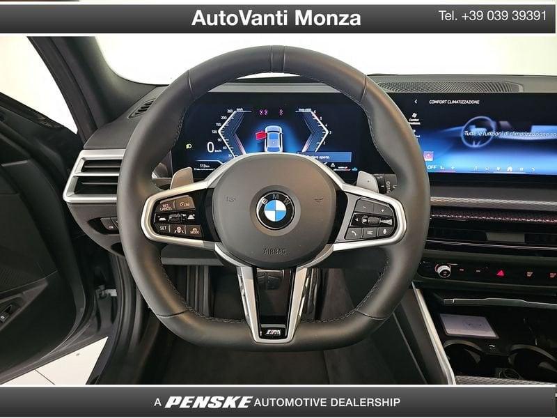 BMW Serie 3 318d Touring mhev 48V MSport auto con gancio traino