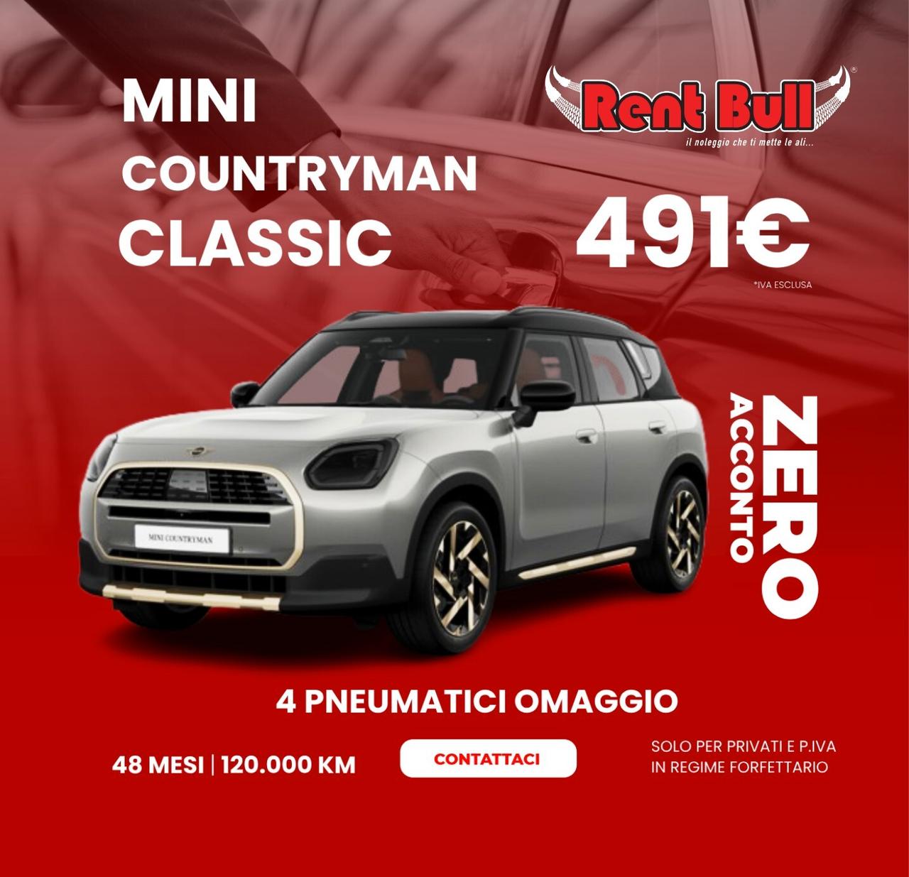 Mini Cooper Countryman NOLEGGIO A LUNGO TERMINE