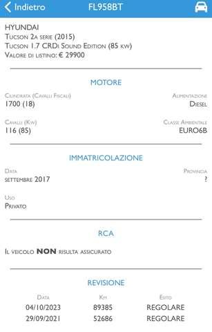 Hyundai TUCSON Comfort Plus Pack 2wd 115cv NAVI-TELECAMERA
