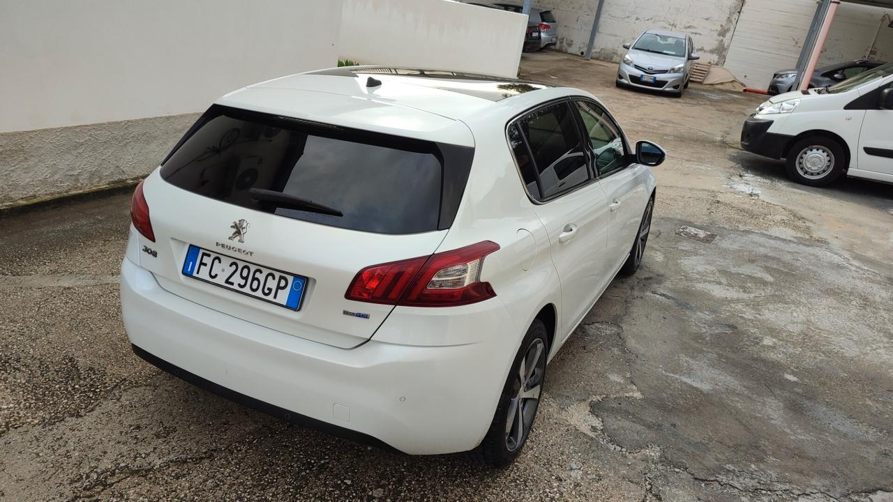 Peugeot 308 BERLINA TETTO PANORAMICO 1.6 HDI