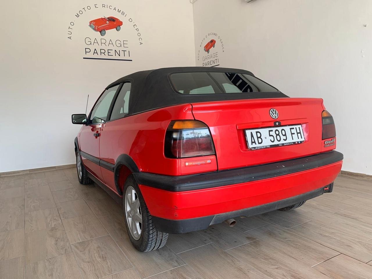Volkswagen Golf Cabriolet Golf 1.8/90 CV cat