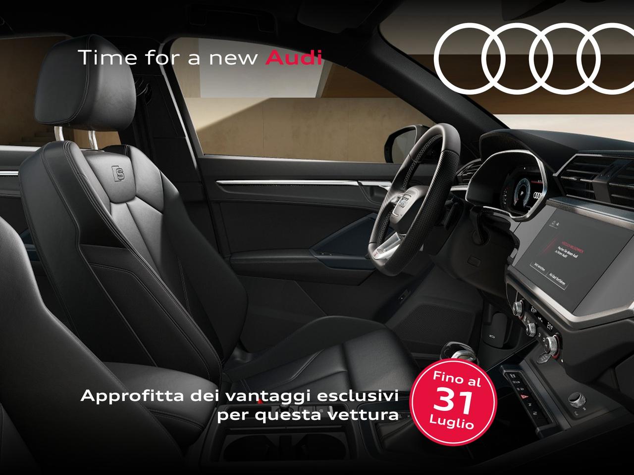 Audi Q3 sportback 40 2.0 tdi identity black quattro 193cv s-tronic
