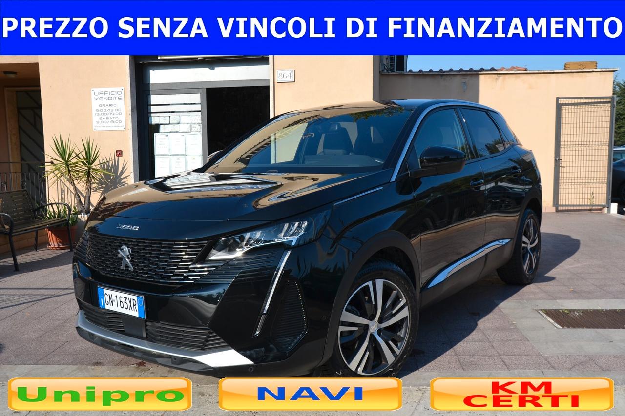Peugeot 3008 1.5 BLUEHDI 130CV EAT8 ALLURE PREZZO REALE SENZA VINCOLI! UNIPRO' FATTURABILE GARANZIA 12 MESI