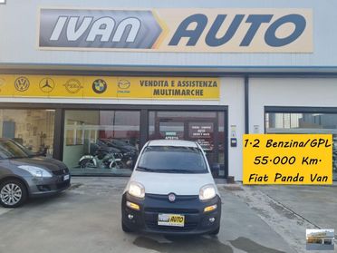 FIAT Panda Van 1.2 Benzina/GPL-55.000 Km-Anno 2016