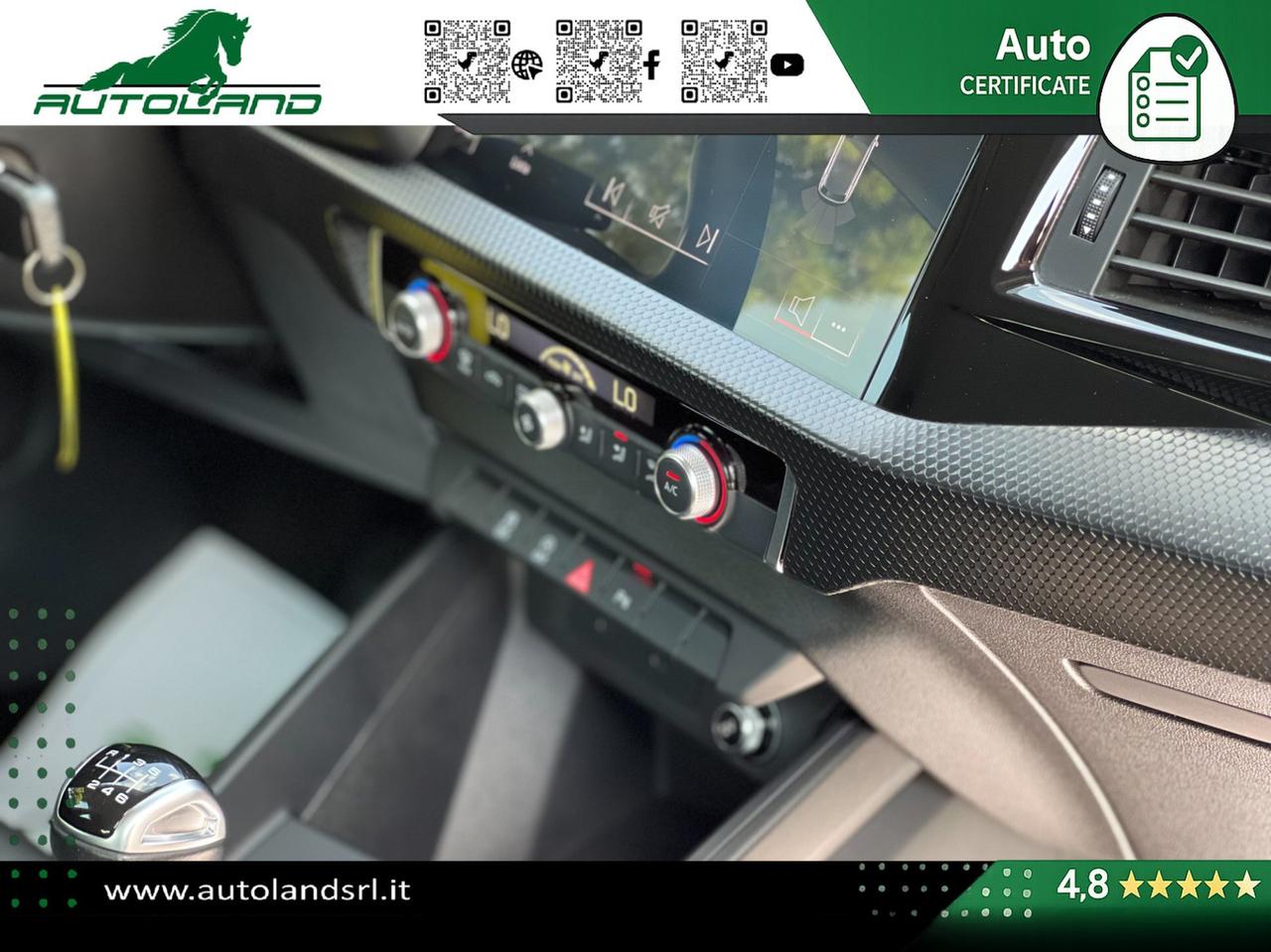 Audi A1 Sportback 30 1.0 tfsi Admired 110cv