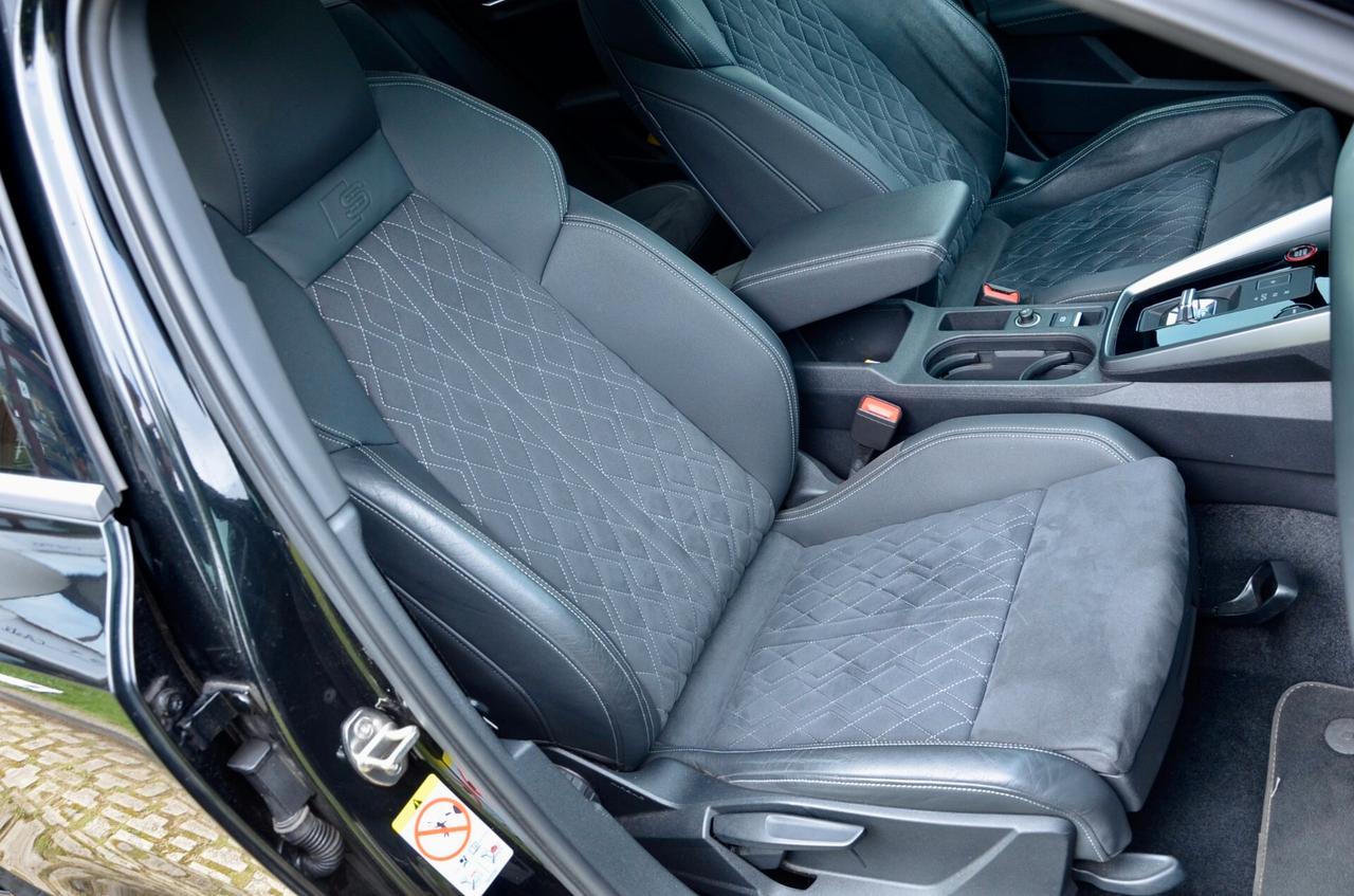 AUDI S3 SEDAN 2.0 TFSI SPORT ATTITUDE QUATTRO 310cv S-TRONIC, IVA SUL 100%, TETTO, SCARICO MILLTEK, BANG&OLUFSEN, TOTAL BLACK, 20″, PERMUTE