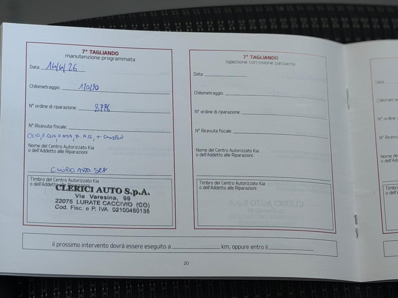 Kia Stonic 1.4 MPI 100 CV Style TAGLIANDI