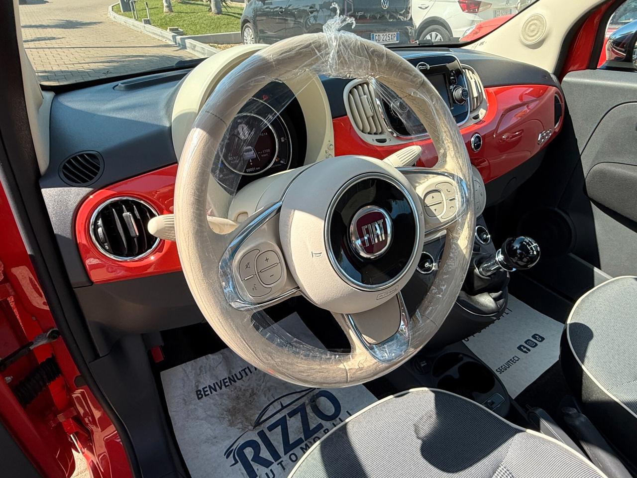 FIAT 500 1.2 LOUNGE EDITION KODAK NAVI TETTO PELLE