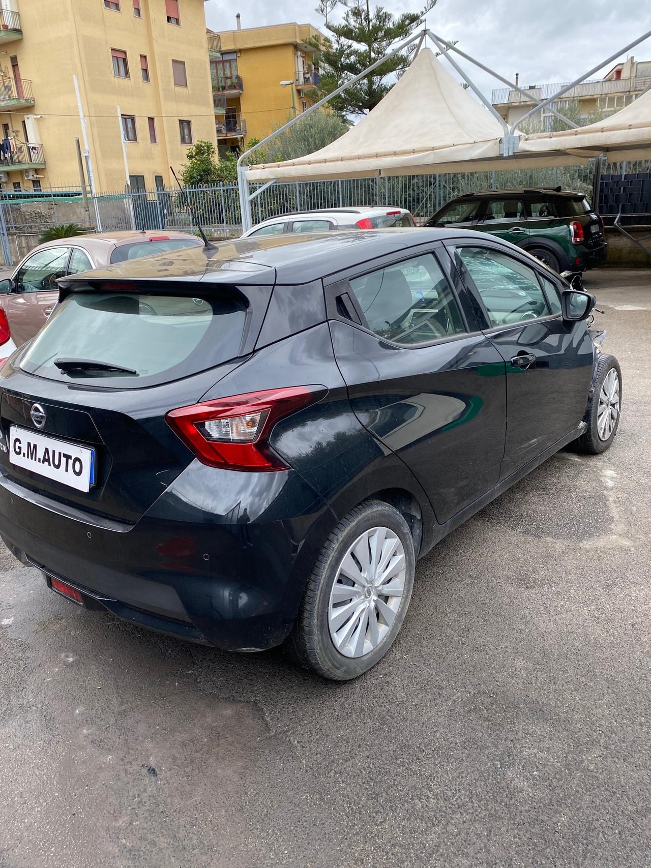 Nissan Micra 2023 GPL 40.000 KM SINISTRATA