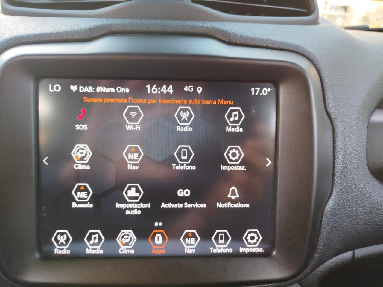 RENEGADE LIMITED 150cv AUTOMATICA *PREZZO VERO* UNIPRO' KM CERTI- GARANZIA 12M