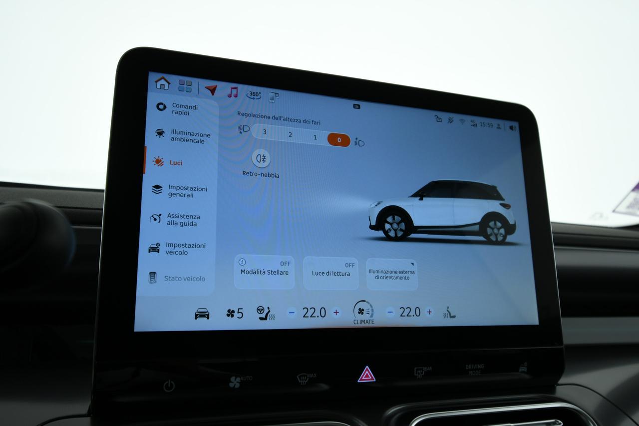 SMART #1 Pro+ 7,4kW NEOPATENTATI+TETTO PANO+CAMERA 360+ACC