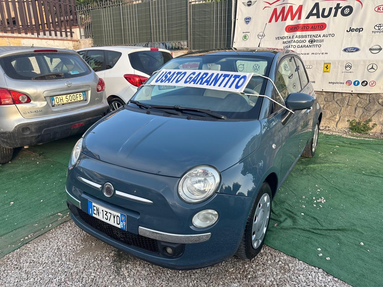 Fiat 500 1.2 benzina 2007 TETTO PANORAMICO