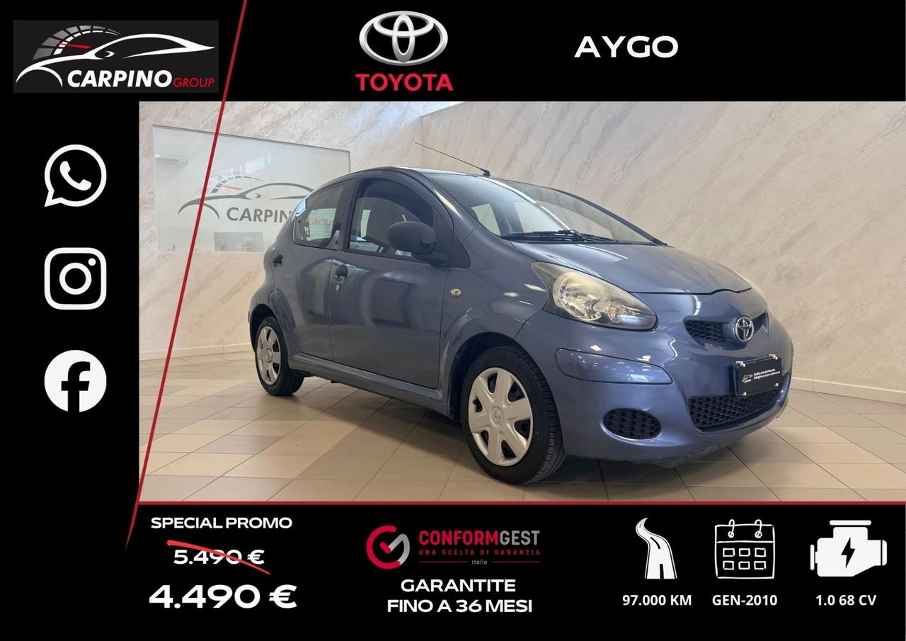 Toyota Aygo 1.0 12V VVT-i 5 porte Sol