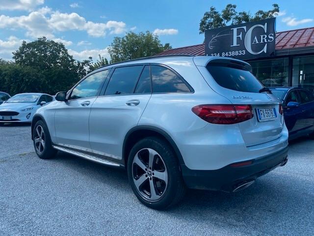 MERCEDES BENZ GLC 250 D 4MATIC EXCLUSIVE 204 CV IVA ESPOSTA 24 MESI GARANZIA