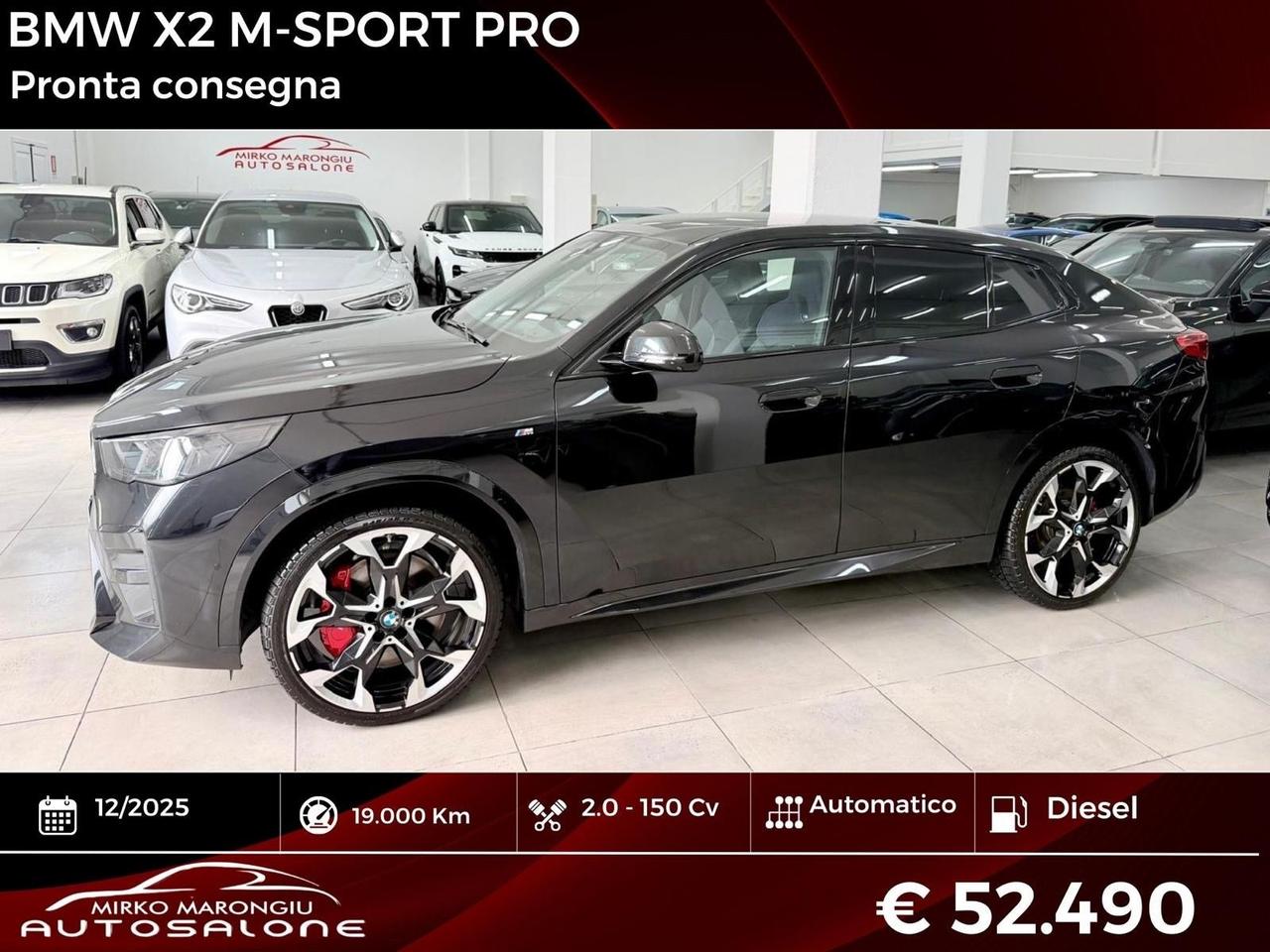 Bmw X2 sDrive 18d Msport Pro FULL FINANZIABILE