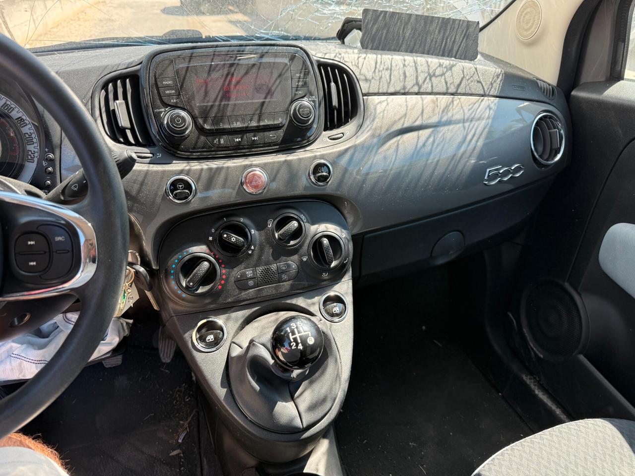 FIAT 500 ANNO 2019 1.2 BENZINA 69 CV *SINISTRATA