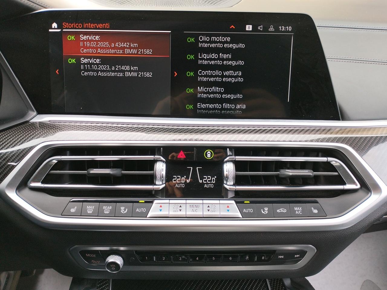 BMW X6 G06 xdrive40i mhev 48V Msport auto *SOLI 44.000 KM *