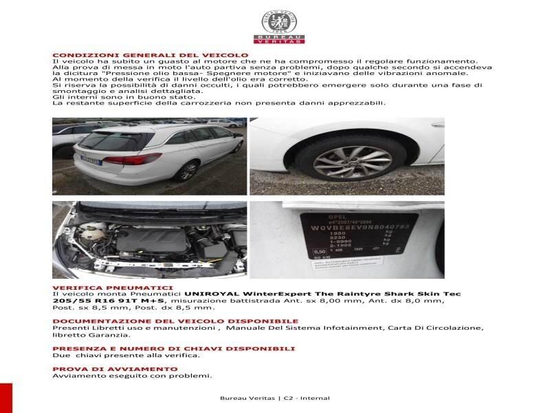 Opel Astra 1.5 CDTI 122 CV S&S AT9 Sports Tourer Business Eleg.