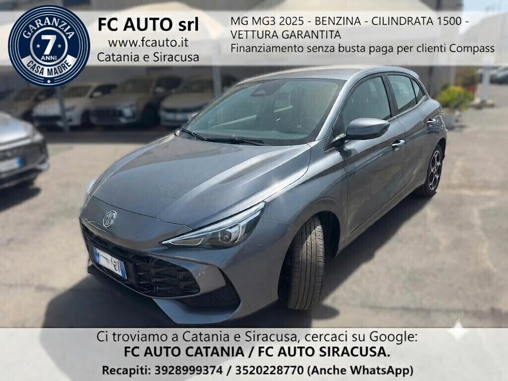 Mg MG3 Comfort BENZINA 2025 - PARI AL NUOVO