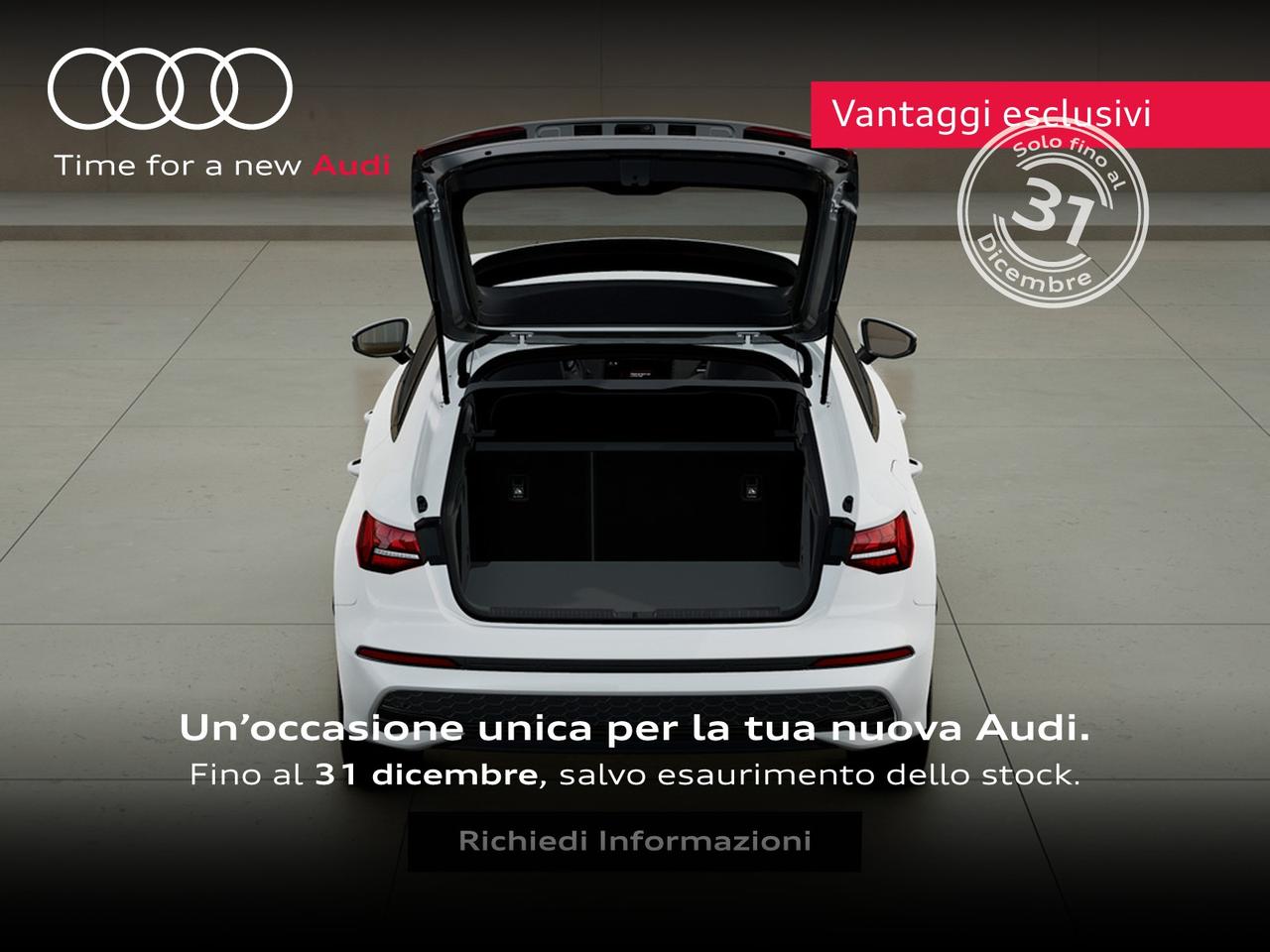 Audi A3 sportback 1.5 tfsi e business advanced 204cv s-tronic