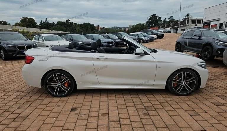 Bmw 220d Cabrio MSPORT 190cv STEPTRONIC PELLE NAVY LED 18