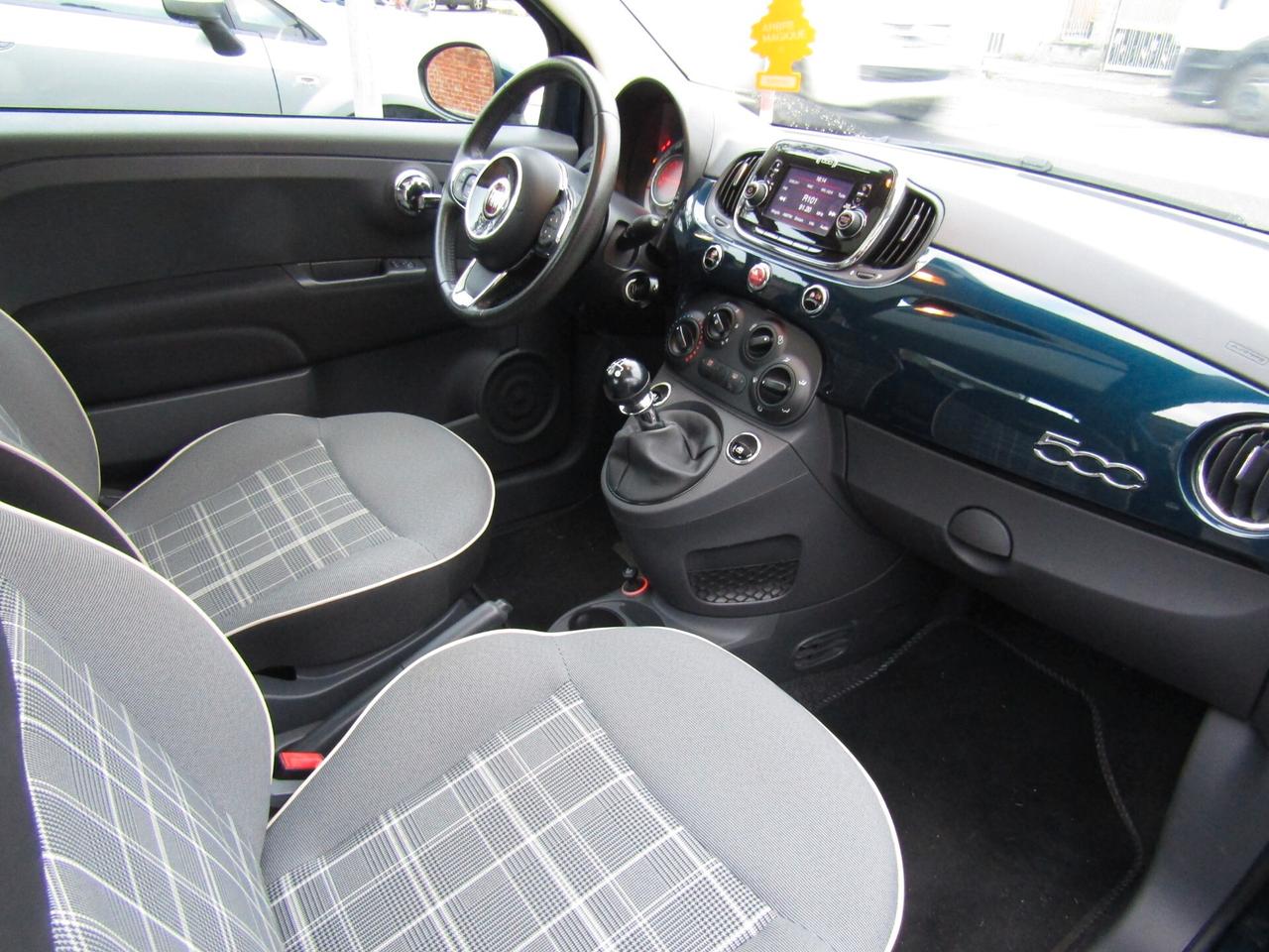 Fiat 500 1.2 69CV "62.300 km" Distribuzione ok, Bluetooth