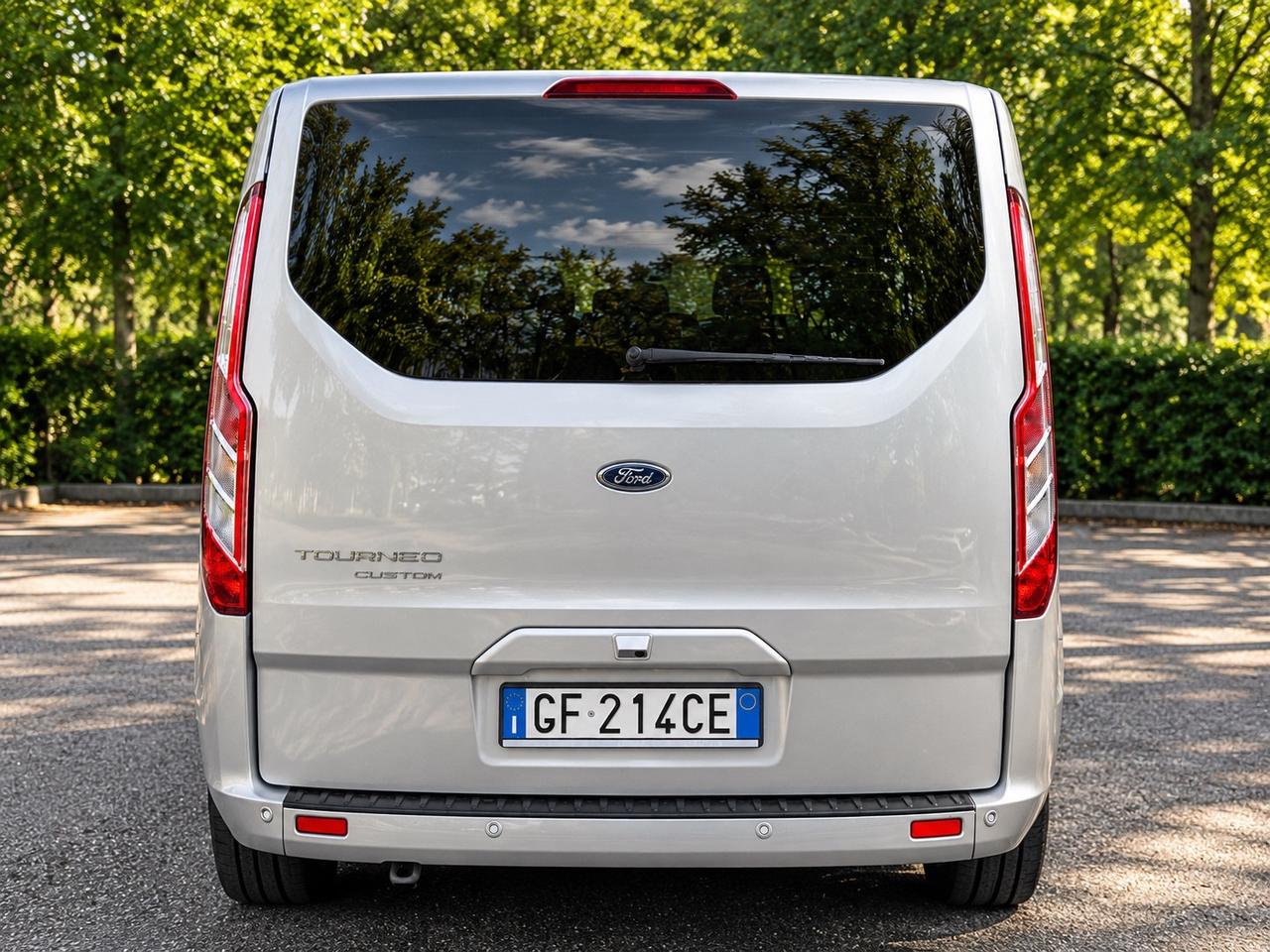 Ford Tourneo Custom 320 2.0 EcoBlue 185 CV Automatic Titanium L2 *PREZZO REALE*| 9 Posti | Navi | Clima | Telecamera