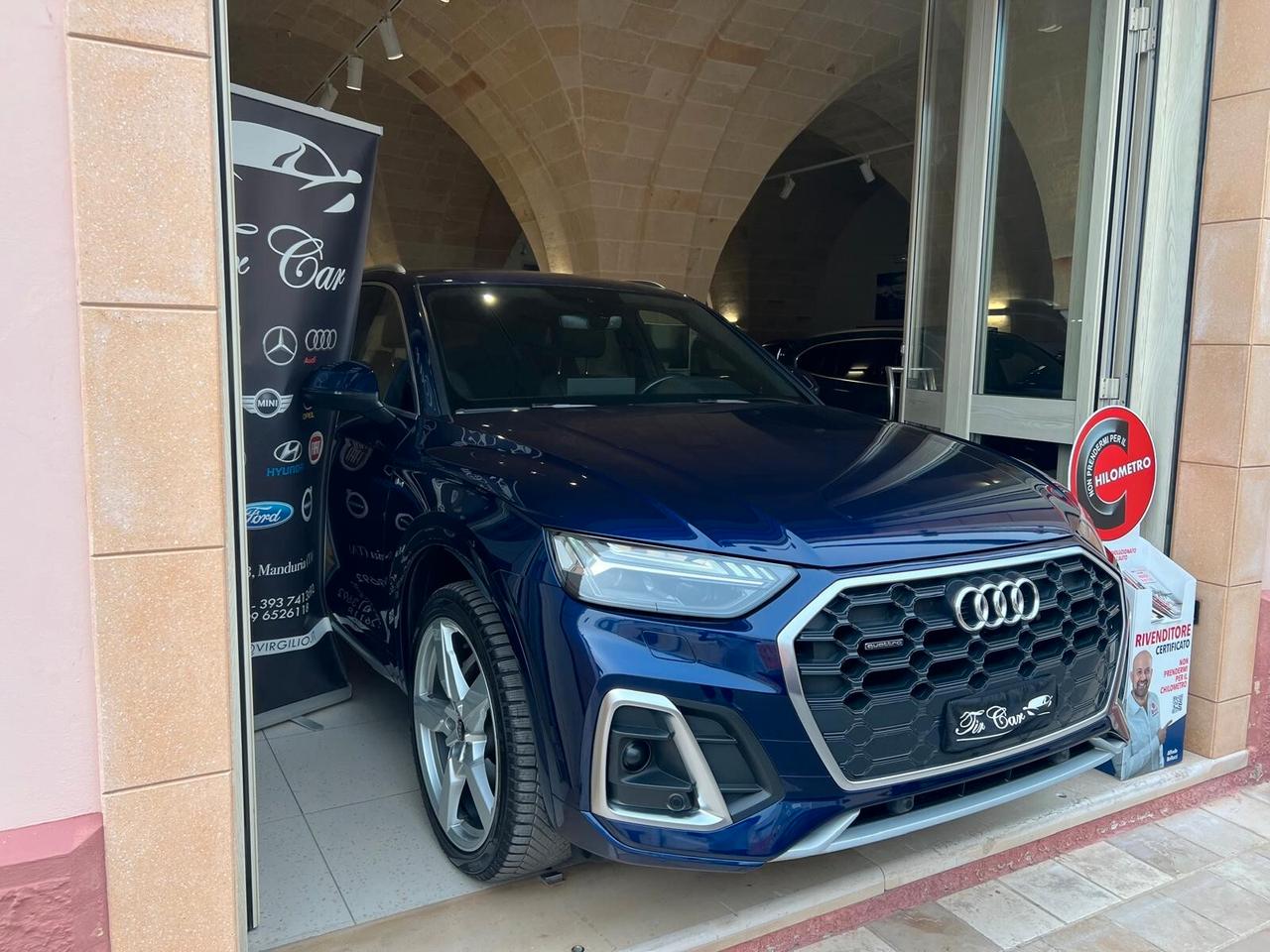AUDI Q5 2.0 TDI 204CV MHEV S-LINE PLUS QUATTRO PELLE NAVI CAM ANNO 2021