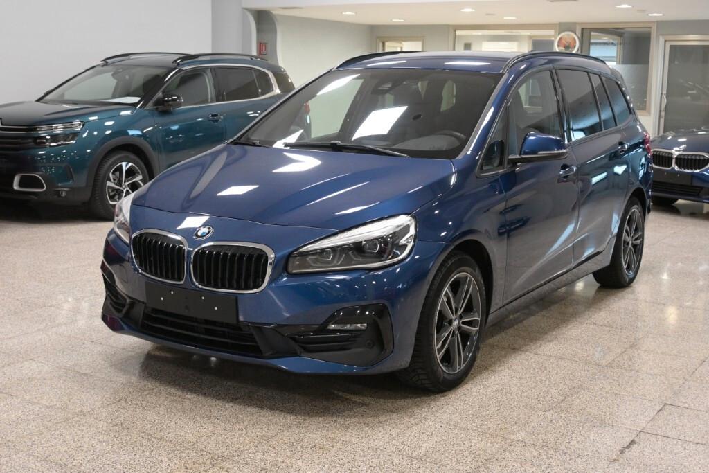 BMW 216D GRAN TOURER 116CV 6M. SPORT LINE ( FARI LED - PELLE - AMBIENT LIGHTS - CRUISE - NAVI - PARK ASSISTANT - TELECAMERA POST. - CERCHI 17 )